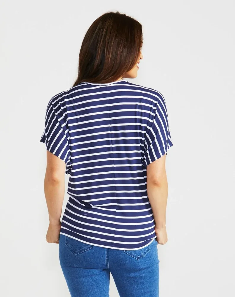 Maui Tee - Parisian Stripe